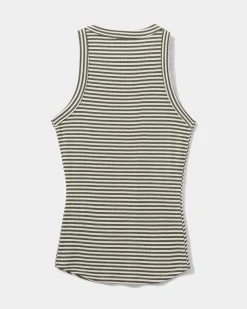JULLIESW STRIPE TOP - Army striped