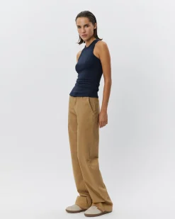 JULLIESW STRIPE TOP - Navy Black striped