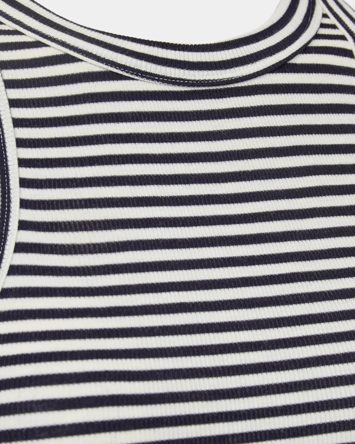 JULLIESW STRIPE TOP - Navy Striped