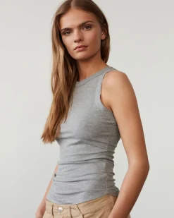 JULLIESW TOP - Grey mel