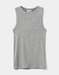 JULLIESY TOP - Grey melange