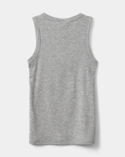 JULLIESY TOP - Grey melange