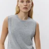 KARLISW VEST - Grey melange