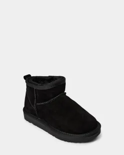 KELLIESY TEDDY BOOT - Black