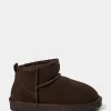 KELLIESY TEDDY BOOT - Dark brown