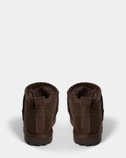 KELLIESY TEDDY BOOT - Dark brown