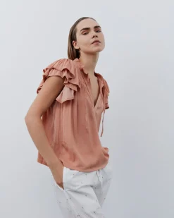 LalilaSW Top - Rosy brown