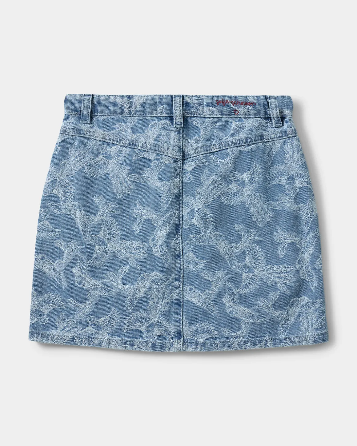 LARASY SKIRT - Light denim blue