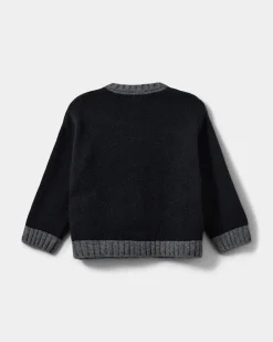 LAUSSK CARDIGAN - Navy Blue