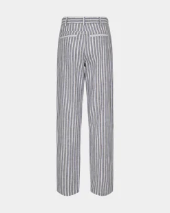 LeahSW Trousers - Blue striped