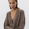 LEVASW CARDIGAN - Brown Fudge