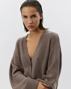 LEVASW CARDIGAN - Brown Fudge