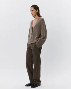 LEVASW CARDIGAN - Brown Fudge