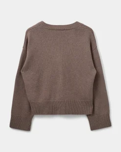 LEVASW CARDIGAN - Brown Fudge
