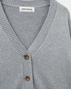 LEVASW CARDIGAN - Grey mel