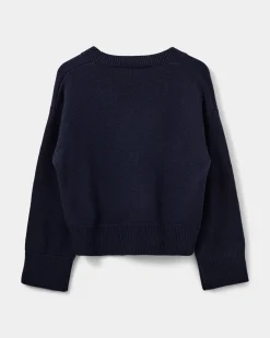 LEVASW CARDIGAN - Navy Blue
