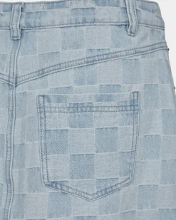 LILIASW SKIRT - Light denim blue