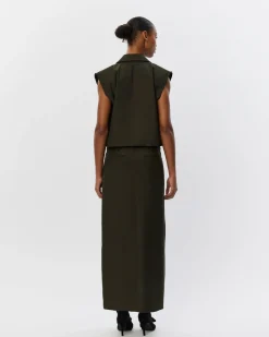 LINKASW VEST - olive