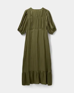 LIZETTESW DRESS - Olive Leaf