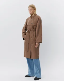 LIZZYSW COAT - Brown
