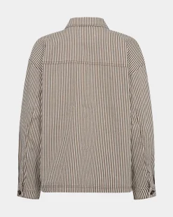 LYNNSW JACKET - Brown Striped