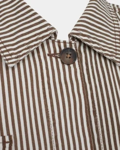LYNNSW JACKET - Brown Striped