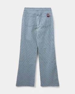 LYONSW TROUSERS - Blue striped