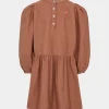 MAISK DRESS - Rosy brown