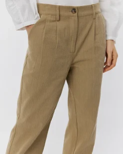 MALINASW TROUSERS - Light camel