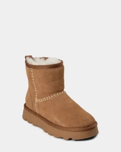 MARIESW TEDDY BOOT - Tan