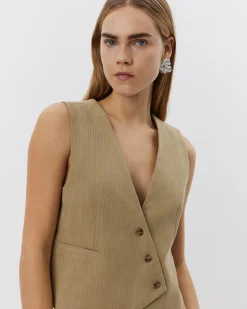MARLEYSW VEST - Light camel