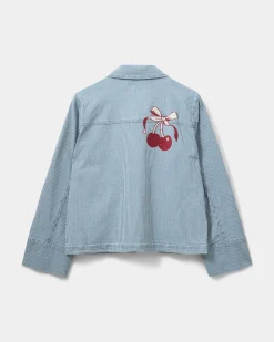 MARLOSW JACKET - Blue striped