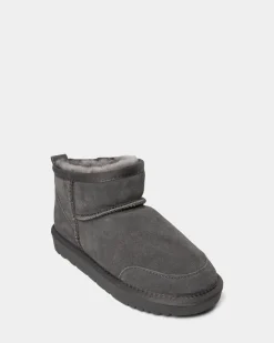 MARTHASW TEDDY BOOT - Dark grey