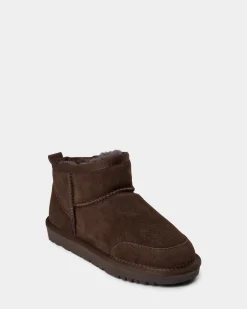 MARTHASW TEDDY BOOT - Dark brown