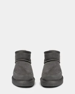 MARTHASW TEDDY BOOT - Dark grey