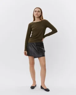 MATTIESW T-SHIRT LONG SLEEVE - Olive