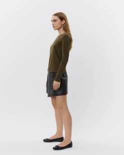 MATTIESW T-SHIRT LONG SLEEVE - Olive