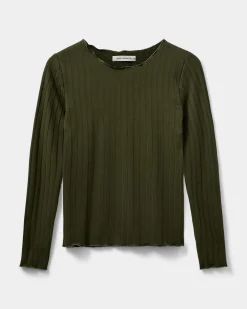 MATTIESW T-SHIRT LONG SLEEVE - Olive