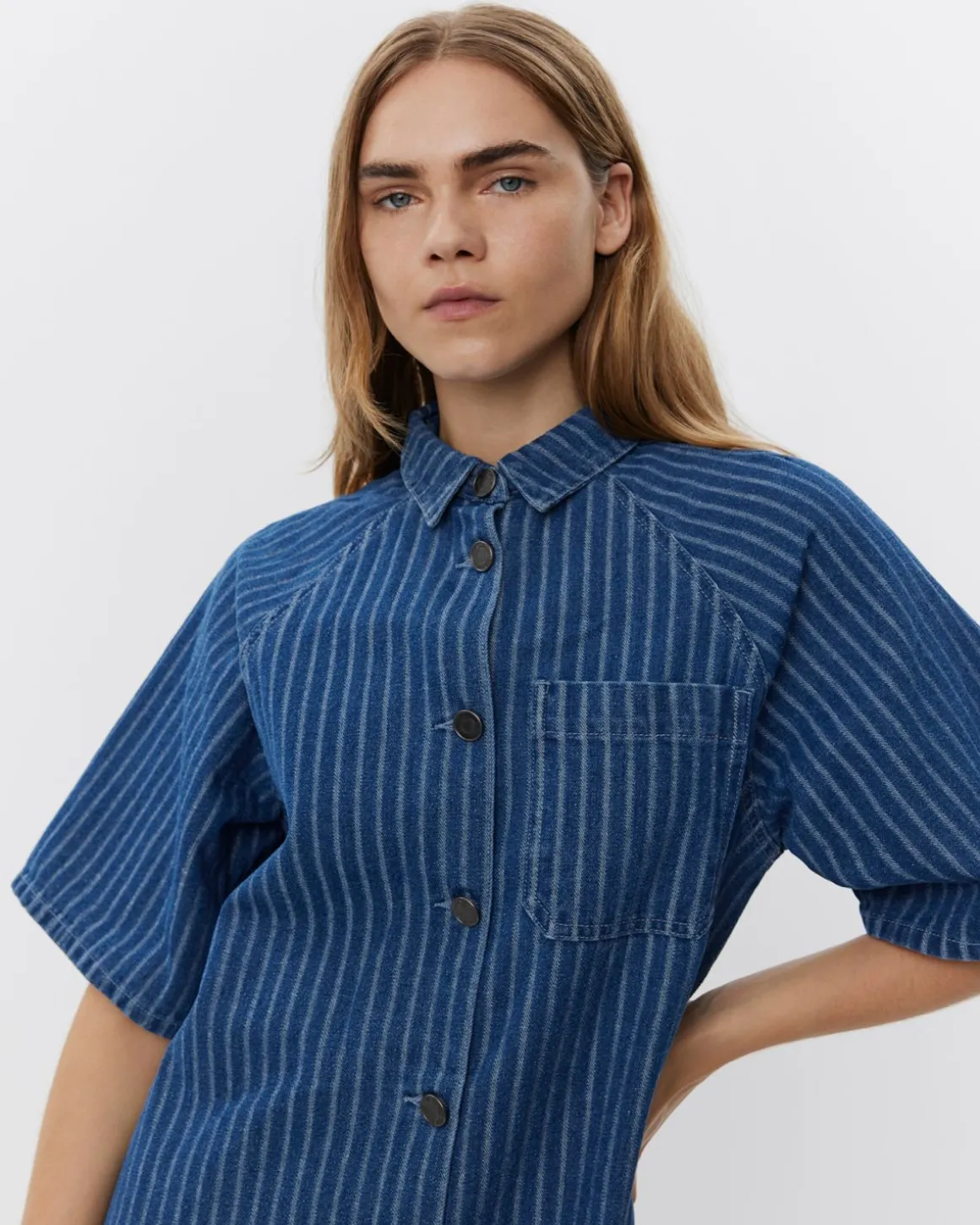 MAYSW SHIRT - Denim blue