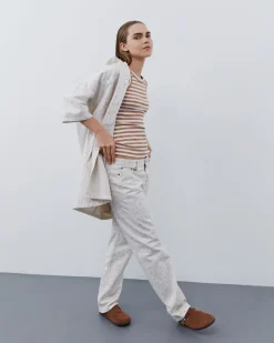 MELIKASW JEANS - White Alyssum