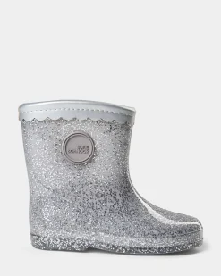 MELLYSK RUBBER BOOT W. LiINING - Silver