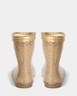 MELLYSK RUBBER BOOT W. LiINING - Champagne