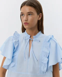 MERLYSW BLOUSE - Light blue