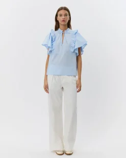 MERLYSW BLOUSE - Light blue