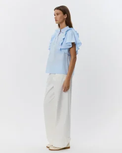 MERLYSW BLOUSE - Light blue