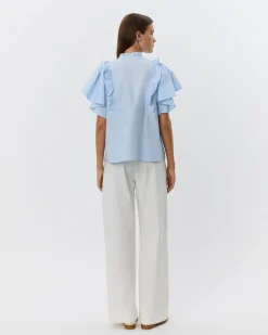 MERLYSW BLOUSE - Light blue