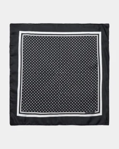 MIASW SCARF - Black Off white