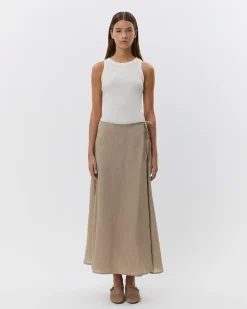 MIRRISSW SKIRT - Camel