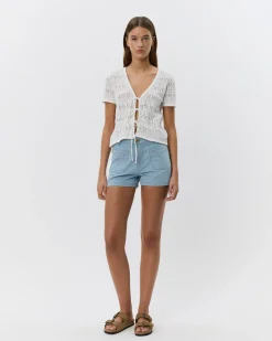 NAPLESSW SHORTS - Denim blue