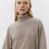 NELLSW SWEATER - Brown melange